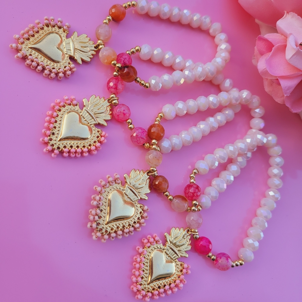PINK QUARTZ BRACELET